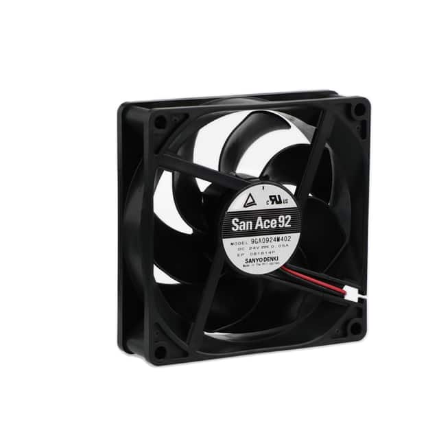 9GA0924M402 FAN AXIAL 92X25MM 24VDC WIRE