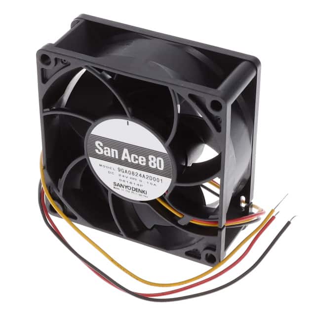 9GA0824A2D001 FAN AXIAL 80X32MM 24VDC WIRE