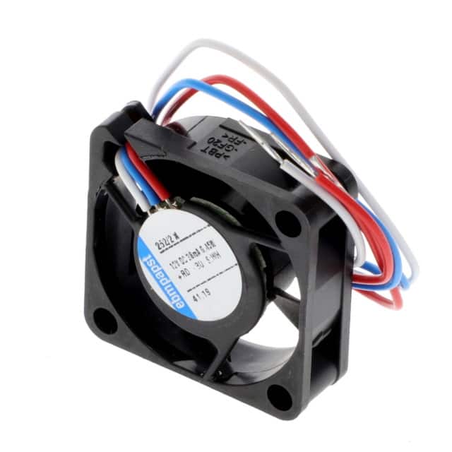 252/2N FAN AXIAL 25X8MM 12VDC WIRE