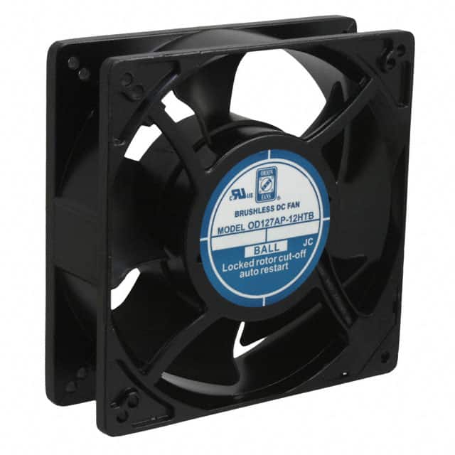 OD127AP-12HTB FAN AXIAL 127X38.5MM 12VDC TERM