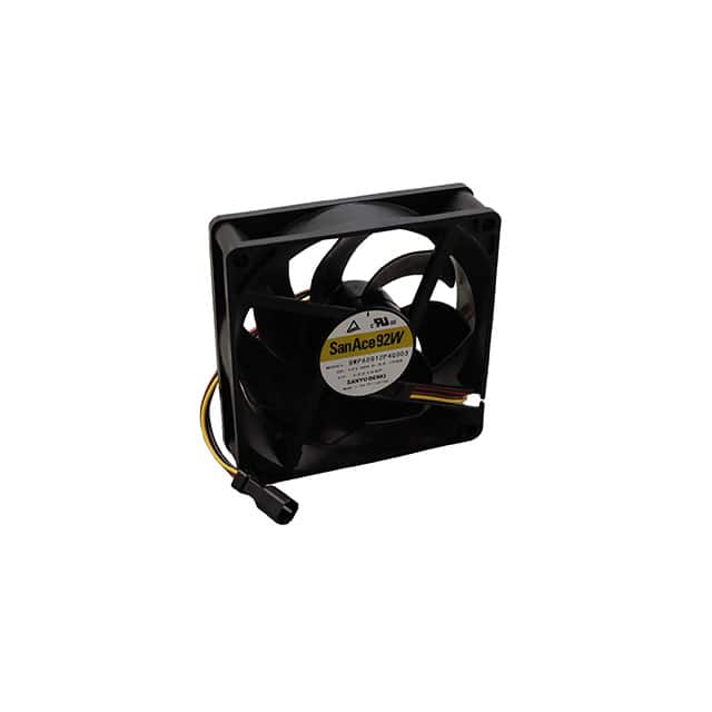 9WPA0912P4G003 92X25MM, DC, 12V, SPLASH & DUST