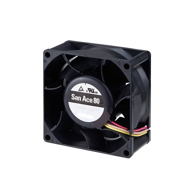 9HVA0812P1G0011 FAN AXIAL 80X38MM 12VDC WIRE