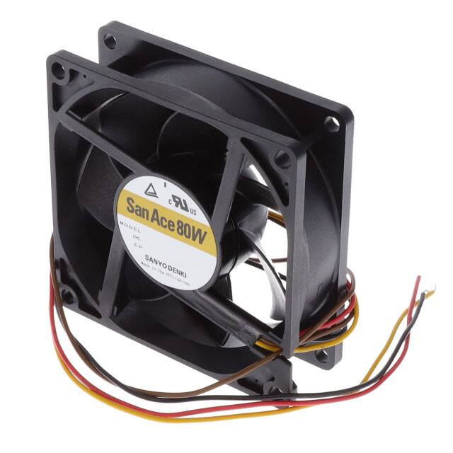 9WPA0812P4G0011 FAN AXIAL 80X25.2MM 12VDC WIRE