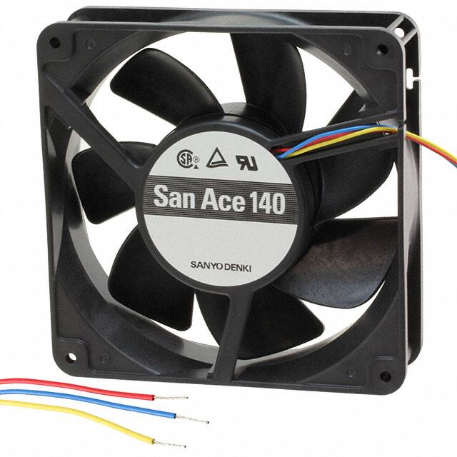 109P1412M101 FAN AXIAL 140X38MM 12VDC WIRE