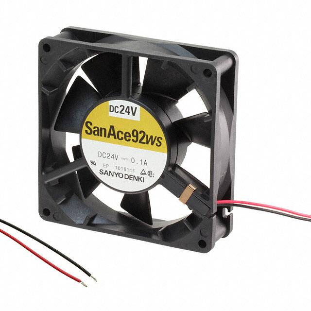 9WS0924H402 FAN AXIAL 92X25MM 24VDC WIRE