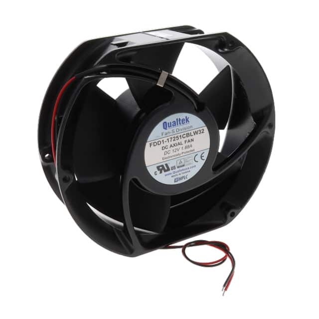 FDD1-17251CBLW32 FAN AXIAL 172X51MM 12VDC WIRE
