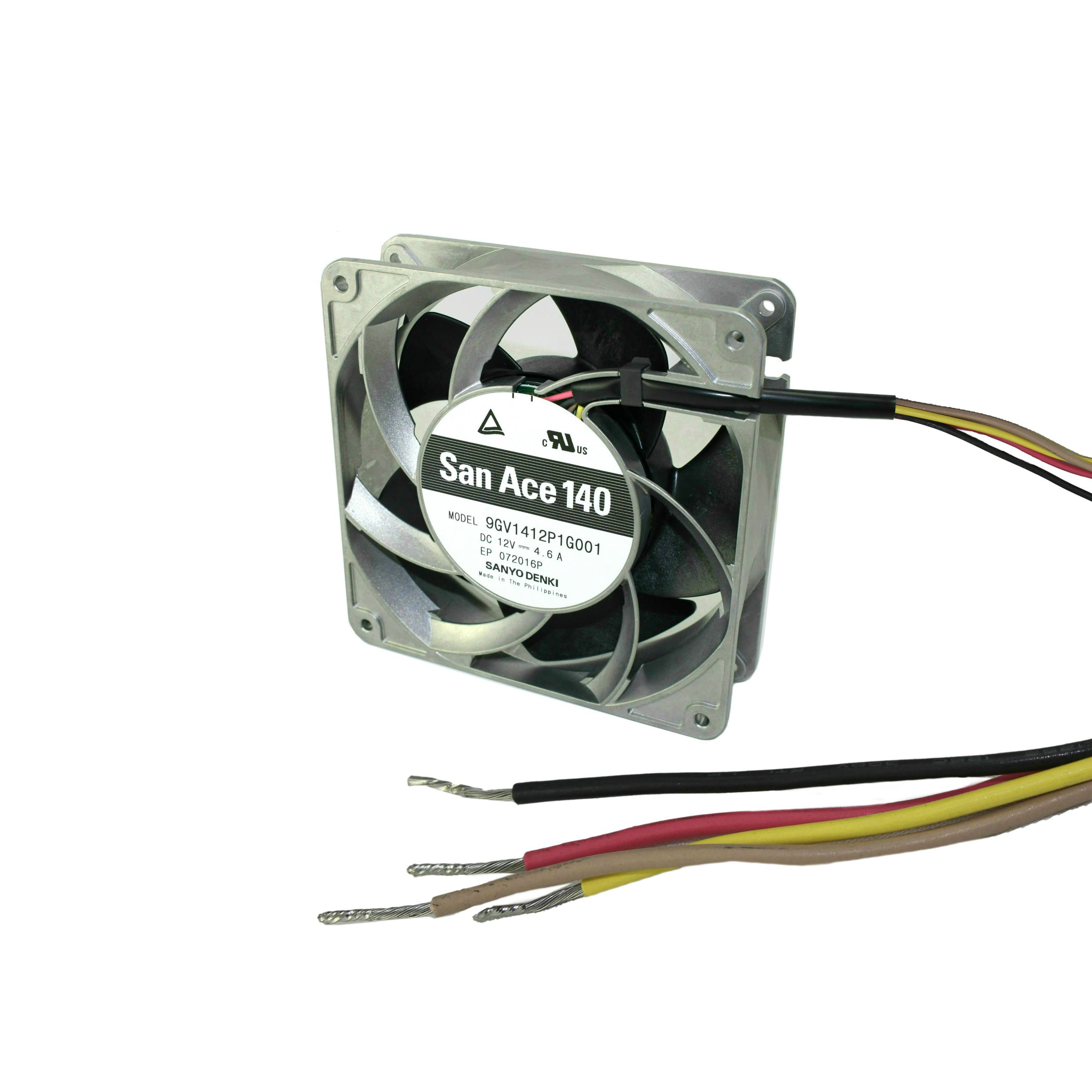 9GV1412P1G001 FAN AXIAL 140X38MM 12VDC WIRE