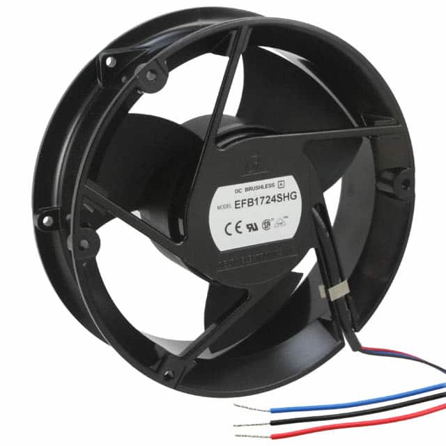 EFB1724SHG-F00 FAN AXIAL 172X50.8MM 24VDC WIRE
