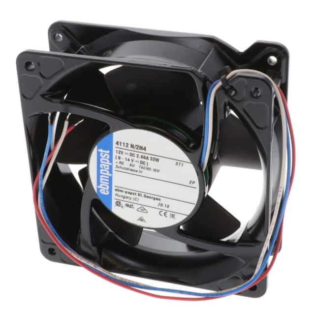 4112N/2H4 FAN AXIAL 119X38MM 12VDC WIRE