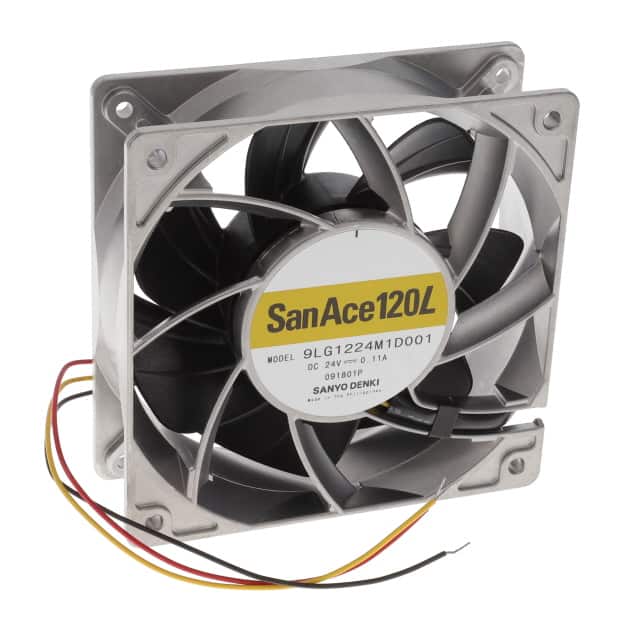 9LG1224M1D001 FAN AXIAL 120X38MM 24VDC WIRE
