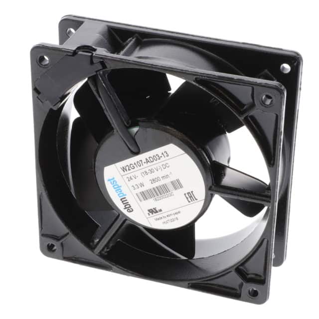 W2G107-AD03-13 FAN AXIAL 119X38MM 24VDC TERM