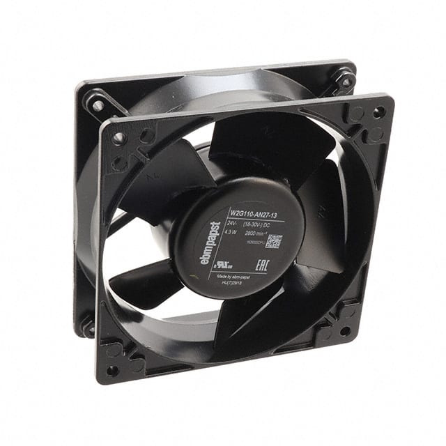 W2G110-AN27-13 FAN AXIAL 119X38MM 24VDC TERM
