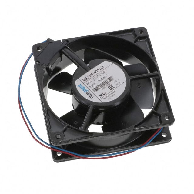 W2G107-AD03-01 FAN AXIAL 119X38MM 24VDC WIRE