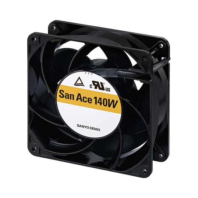 9WL1412P1H001 FAN AXIAL 140X38MM 12VDC WIRE