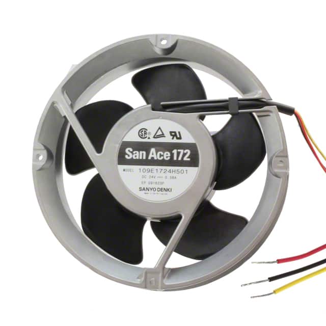 109E1724H502 FAN AXIAL 172X51MM 24VDC WIRE