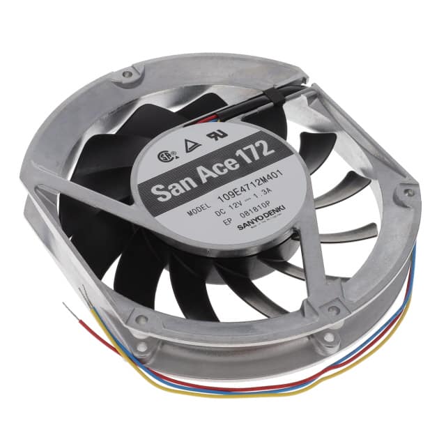 109E4712M401 FAN AXIAL 172X25.4MM 12VDC WIRE