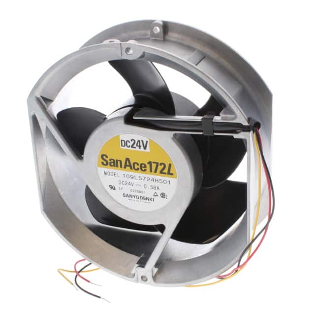 109L5724H501 FAN AXIAL 172X51MM 24VDC WIRE