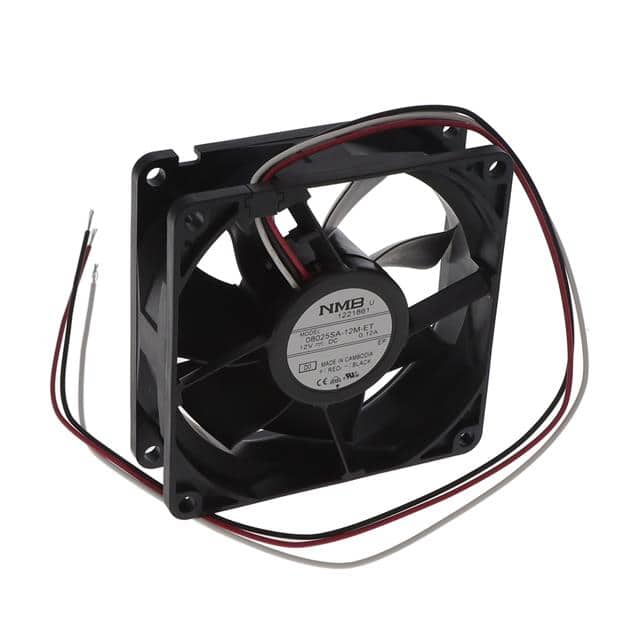 08025SA-12M-ET-D0 FAN AXIAL 80X25MM 12VDC WIRE