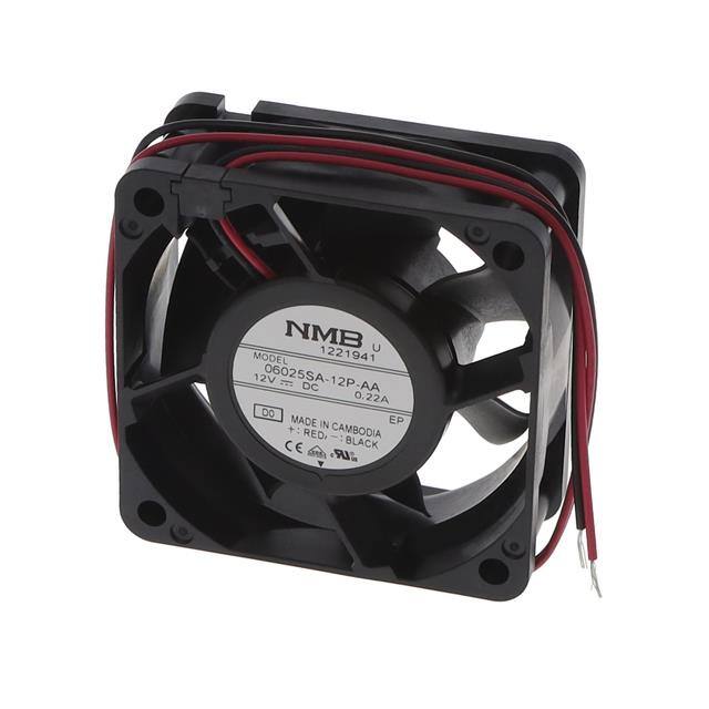 06025SA-12P-AA-D0 FAN AXIAL 60X25MM 12VDC WIRE