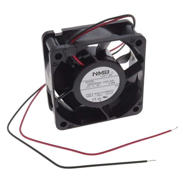 06025SA-12Q-AA-D0 FAN AXIAL 60X25MM 12VDC WIRE