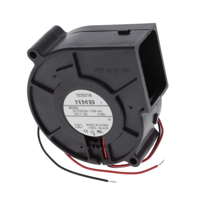 07530GA-12M-AA-00 FAN BLOWER 75.7X30MM 12VDC WIRE