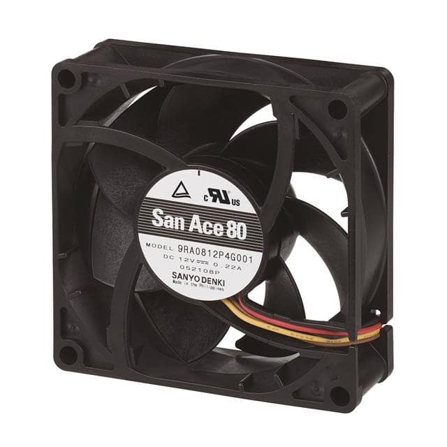 9RA0912G4001 FAN AXIAL 92X25MM 12VDC WIRE