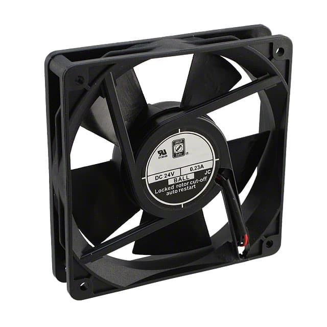 OD1225-24HTB FAN AXIAL 120X25MM 24VDC TERM