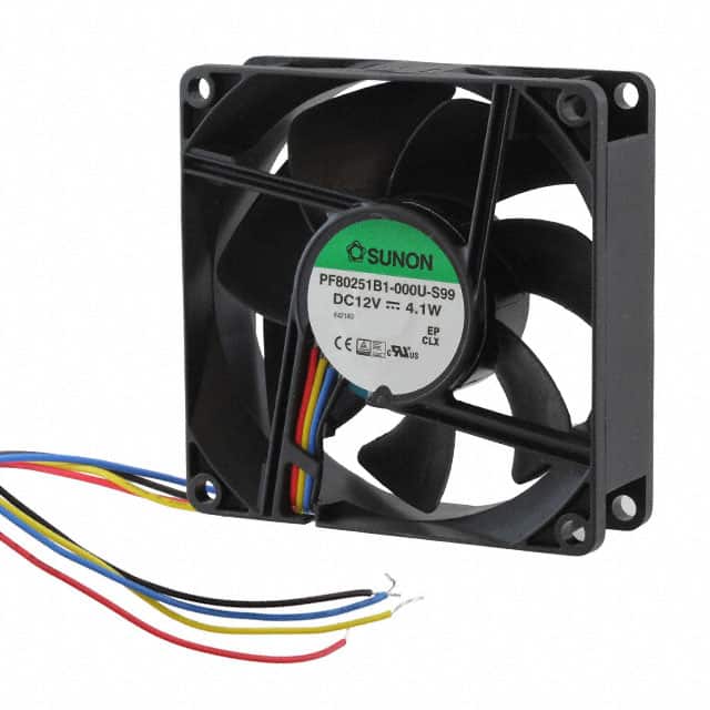 PF80251B1-000U-S99 FAN AXIAL 80X25MM 12VDC WIRE