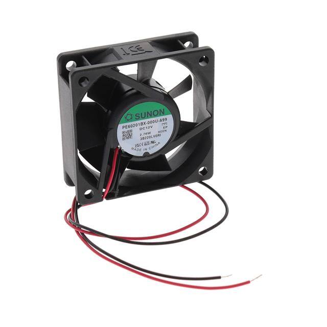 PE60201BX-000U-A99 FAN AXIAL 60X20MM 12VDC WIRE