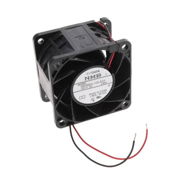 06038DA-12S-EC-F0 FAN AXIAL 60X38MM 12VDC WIRE