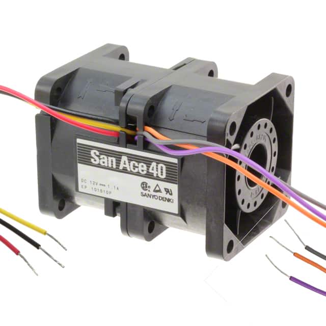 9CR0412H502 FAN AXIAL DUAL 40X56MM 12VDC