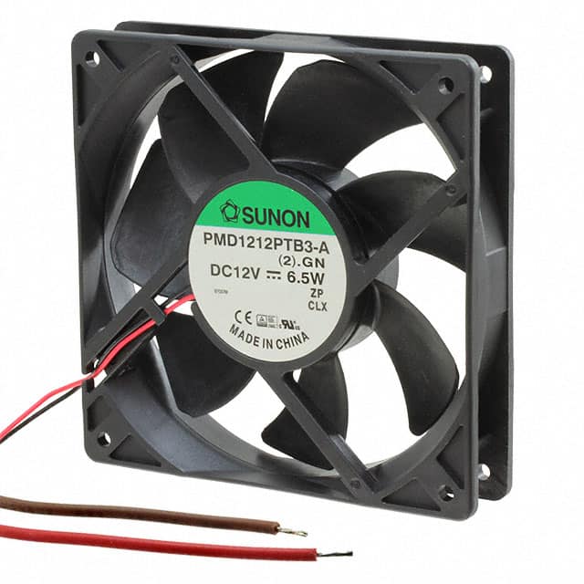 PMD1212PTB3-A.(2).GN FAN AXIAL 120X25MM 12VDC WIRE