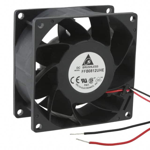 FFB0812UHE FAN AXIAL 80X38MM 12VDC WIRE