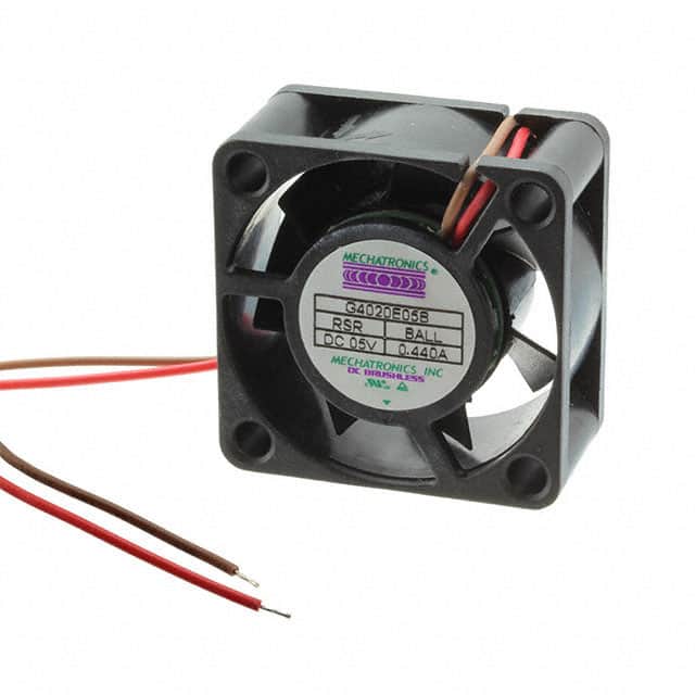 G4020E05B-RSR FAN AXIAL 40X20MM BALL 5VDC WIRE