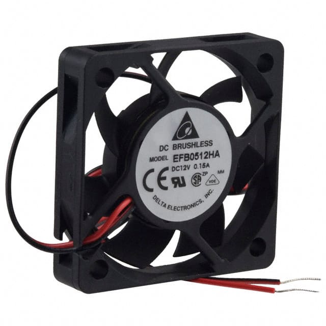 EFB0512HA FAN AXIAL 50X10MM 12VDC WIRE