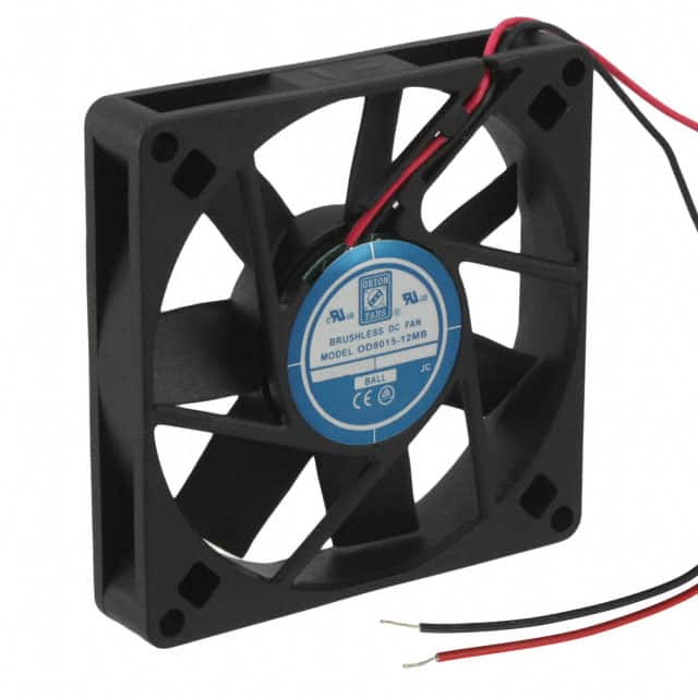 OD8015-12MB FAN AXIAL 80X15MM 12VDC WIRE