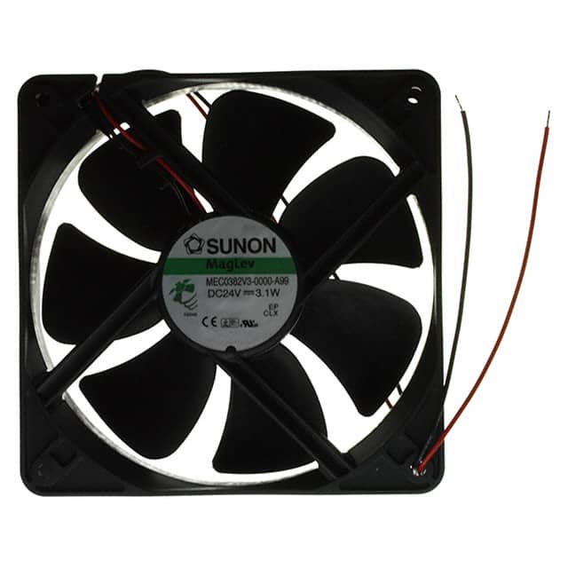 MEC0382V3-000U-A99 FAN AXIAL 120X38MM 24VDC WIRE