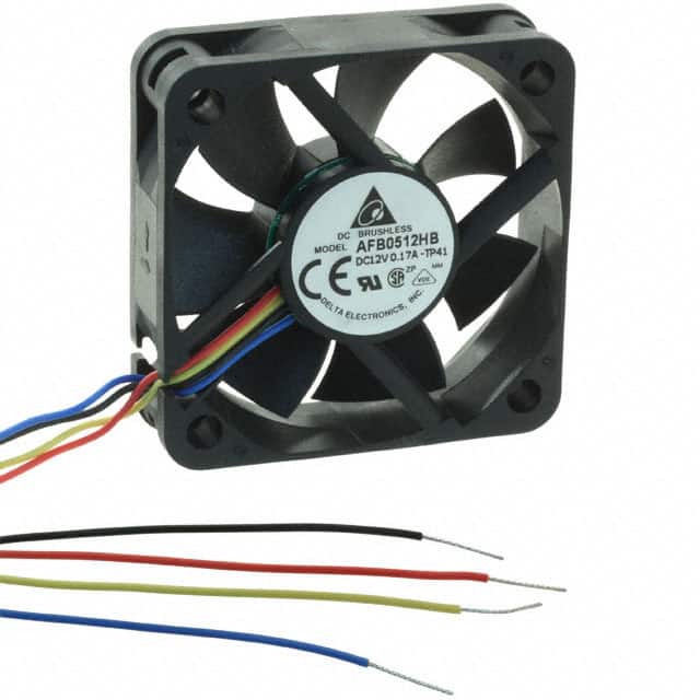 AFB0512HB-TP41 FAN AXIAL 50X15MM 12VDC WIRE