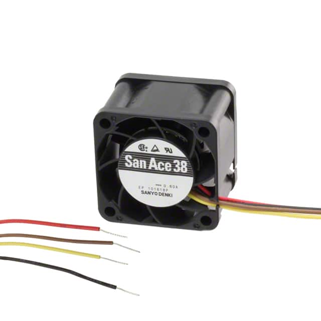 9GA0312P3J001 FAN AXIAL 38X28MM 12VDC WIRE