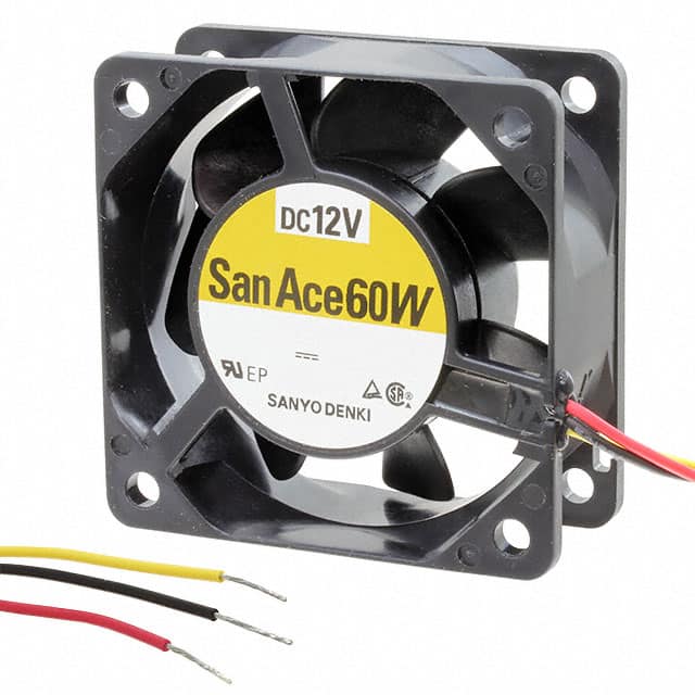 9WP0612H4011 FAN AXIAL 60X25MM 12VDC WIRE