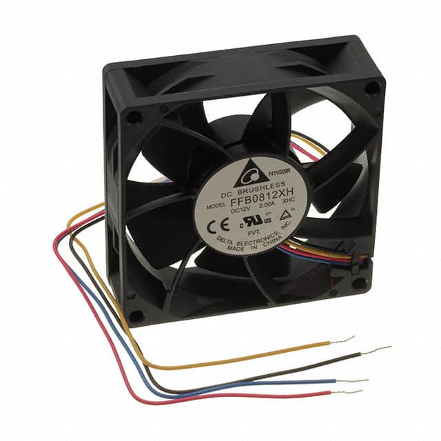 FFB0812XHXHC FAN AXIAL 80X25.4MM 12VDC WIRE