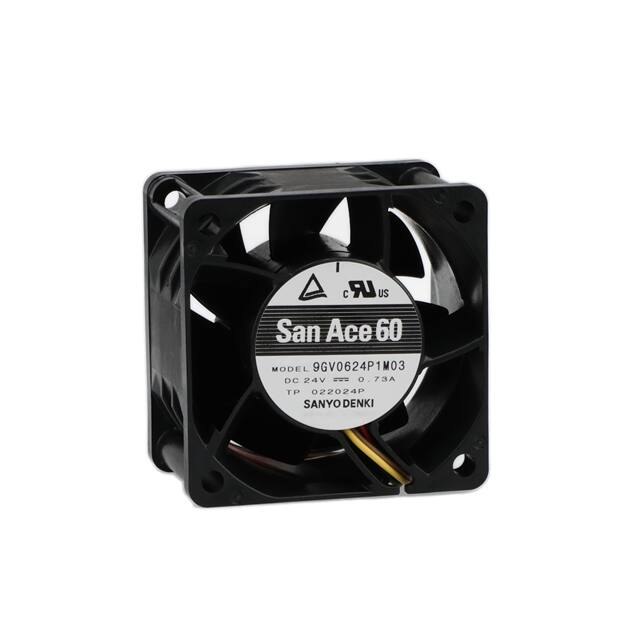 9GV0624P1M03 FAN AXIAL 60X38MM 24VDC WIRE