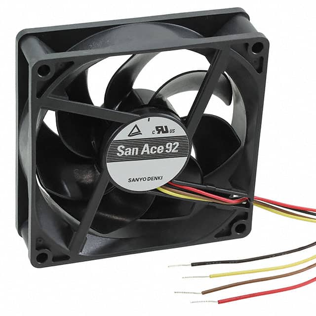 9GA0924P4J03 FAN AXIAL 92X25MM 24VDC WIRE