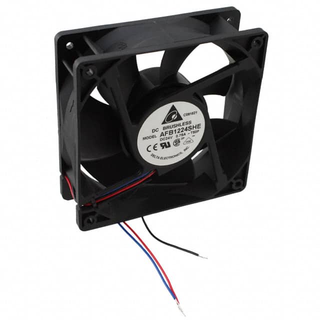 AFB1224SHE-T50F FAN AXIAL 120X38MM 24VDC WIRE