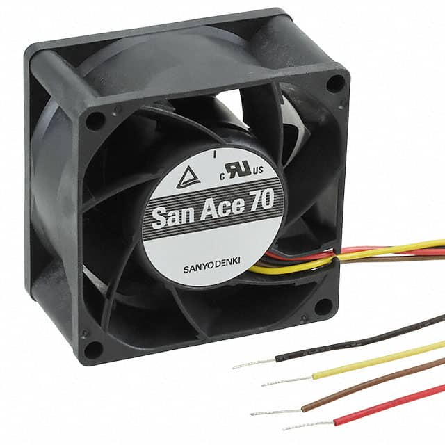 9GA0712P1G0011 FAN AXIAL 70X38MM 12VDC WIRE