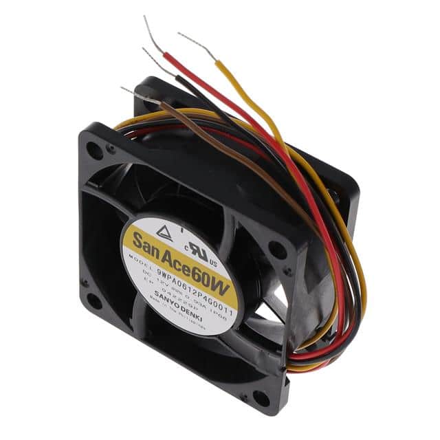 9WPA0612P4G0011 FAN AXIAL 60X25MM 12VDC WIRE