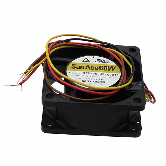 9WPA0624P4G0011 FAN AXIAL 60X25MM 24VDC WIRE