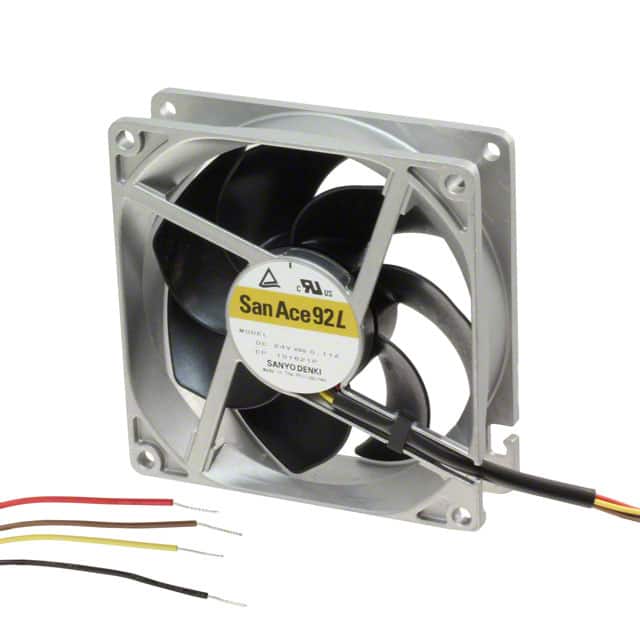 9LG0912P4J001 FAN AXIAL 92X25MM 12VDC WIRE