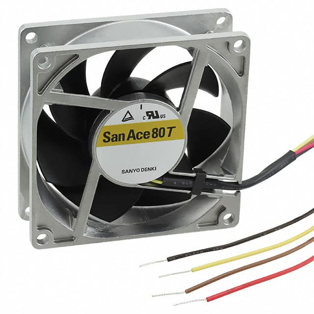 9GT0812P4S001 FAN AXIAL 80X25MM 12VDC WIRE