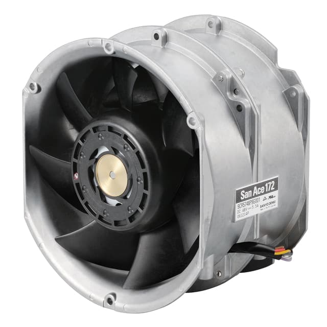9CR5748P9G001 FAN AXIAL DUAL 172X102MM 48VDC